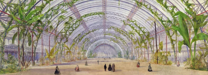 Interior Design for a Crystal Palace in the Parc de Saint-Cloud, c.1860-62